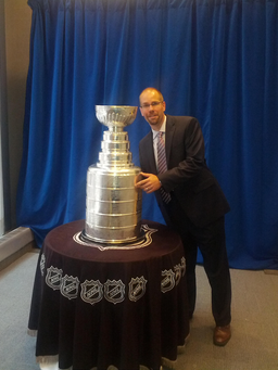 Paul with the Stanley Cup