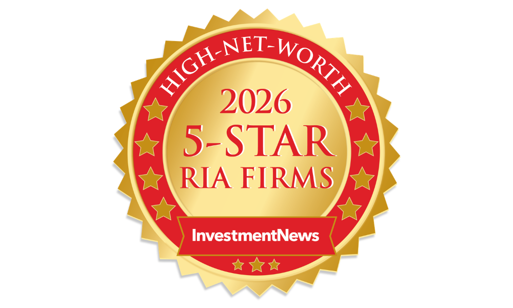 Named “One of the Best RIAs” for high-net-worth clients by Investment News